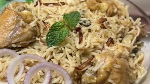 Chicken white pulao