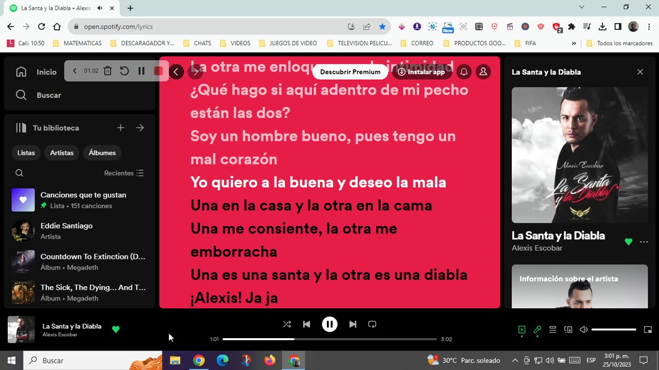 la_santa_y_la_diabla_alexis_escobar_video