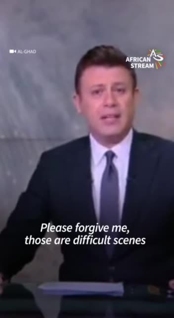 ►‼▶Muhammad Abdullah, anchor for Egyptian TV channel, broke down on air covering Gaza atrocities