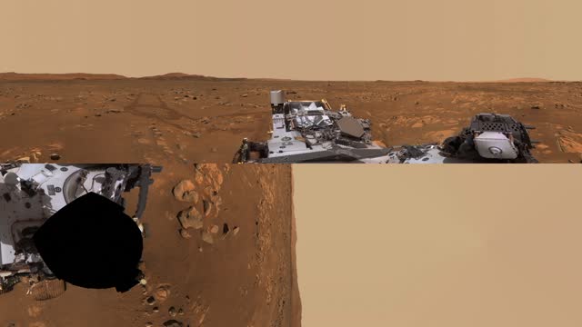 Perseverance Mars Rover’s Mastcam-Z View of 'Van Zyl Overlook' (360 video + audio)