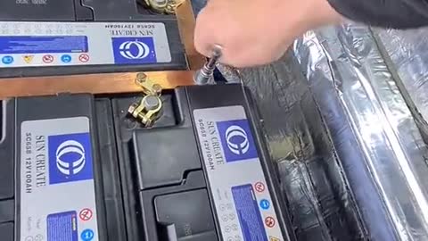 Auto modification car repair storage battery