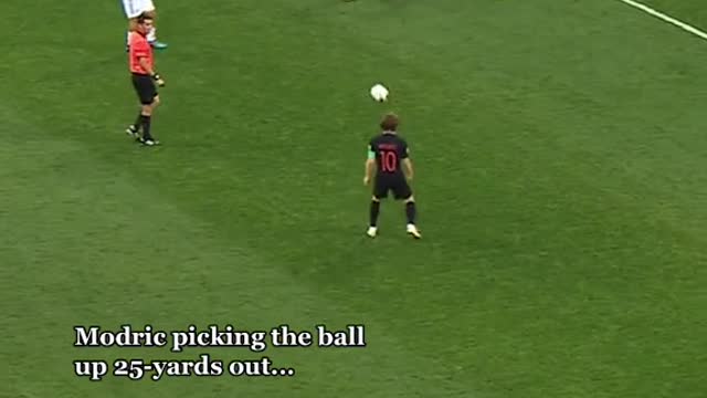 Luka Modric was different gravy at the 2018