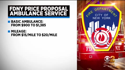 FDNY wants to hike price for an ambulance