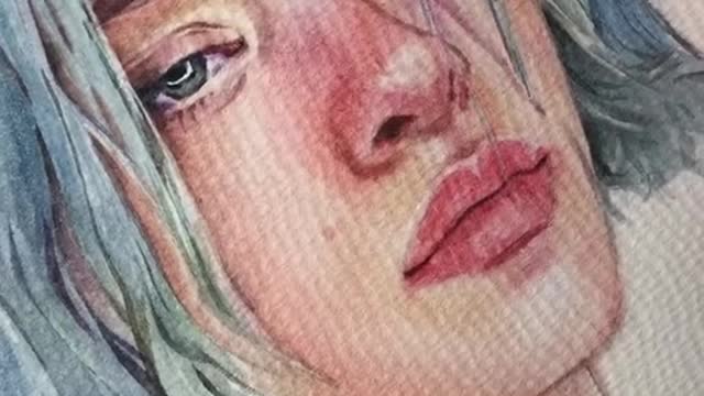 #art #paint #watercolor #portrait