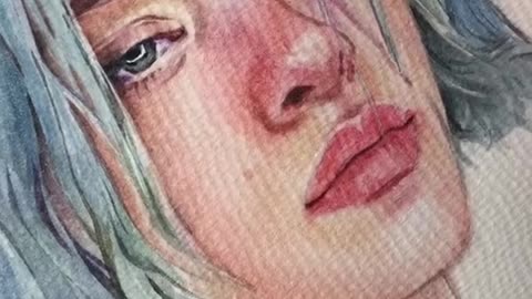 #art #paint #watercolor #portrait
