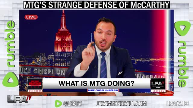 LFA TV SHORT: MTG'S STRANGE SUPPORT OF MCCARTHY FOR SPEAKER!