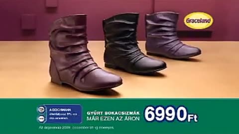 Deichmann reklám - Craceland gyűrt bokacsizmák (2009. december)