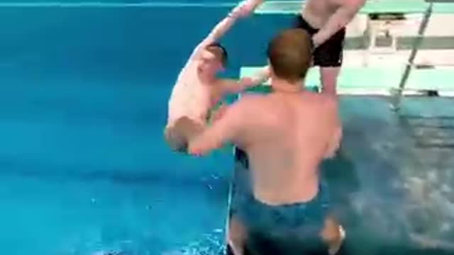 Prank went wrong in swimming pool #shorts