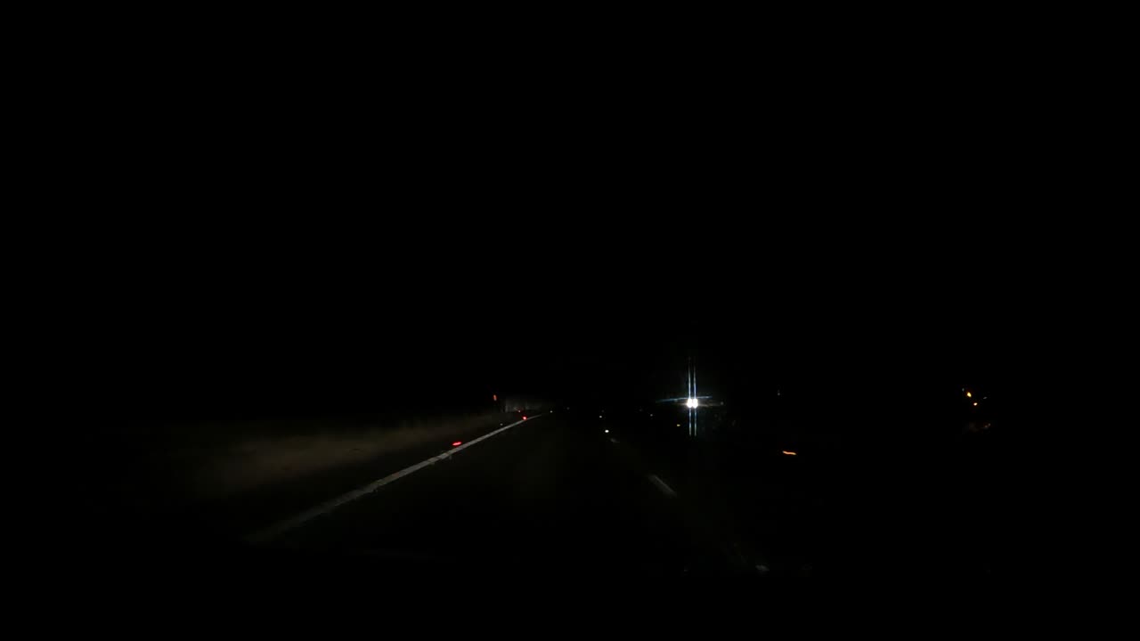 Night driving from Teignmouth to a paid campsite in Dartmoor. Speedlapse GoPro 21st March 2023