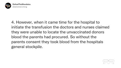 A TRANSFUSION OF COVID19 VACCINATED BLOOD CAN KILL YOU