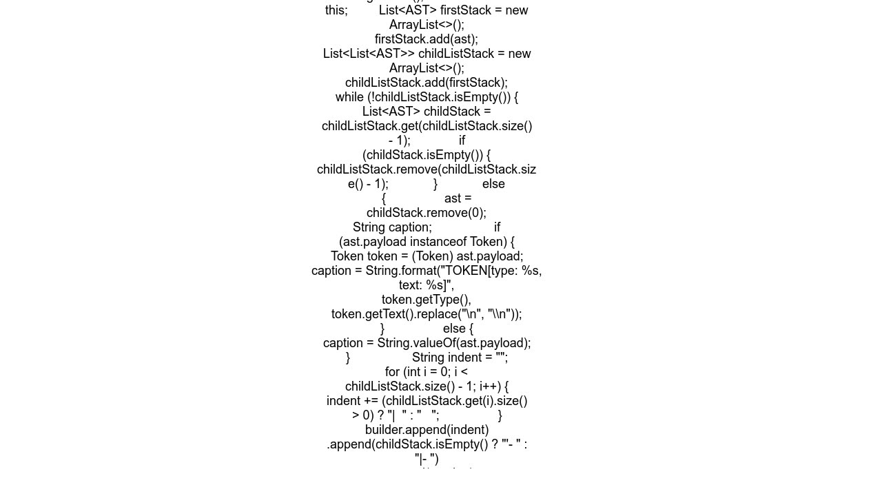 Python AST from ANTLR Parse Tree