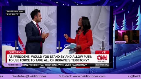 VIVEK TOWN HALL ON CNN REPLAY