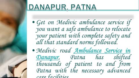 Medivic Ambulance Service in Bihta and Danapur of Patna | Expert Doctors