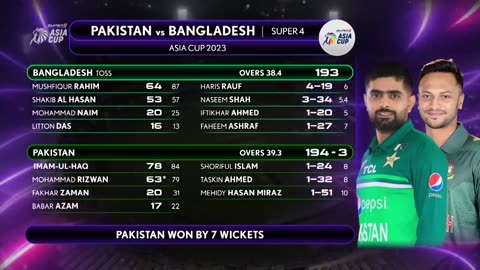 pakistan vs bangladesh