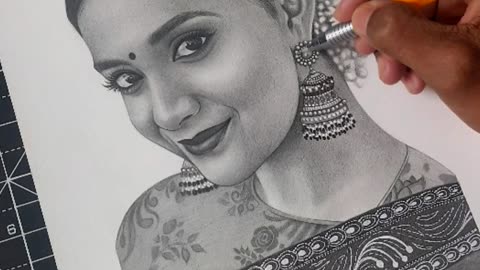 drawing keerthi suresh