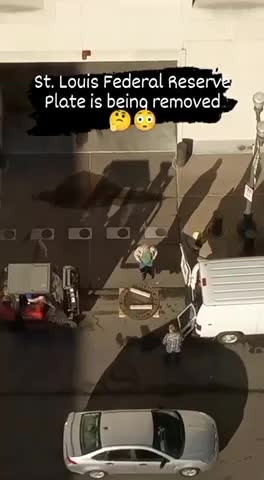 🤔 FEDERAL💥 RESERVE💥 STEEL💥 PLATE💥 REMOVED💥 FROM DISTRICT 8 BRANCH 💥