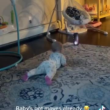 This baby's got the moves!