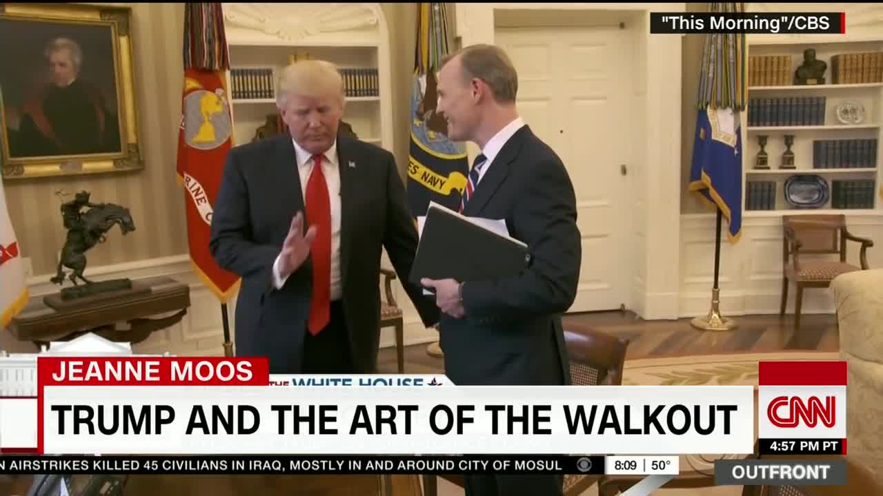 Watch Donald Trump's best interview walkouts