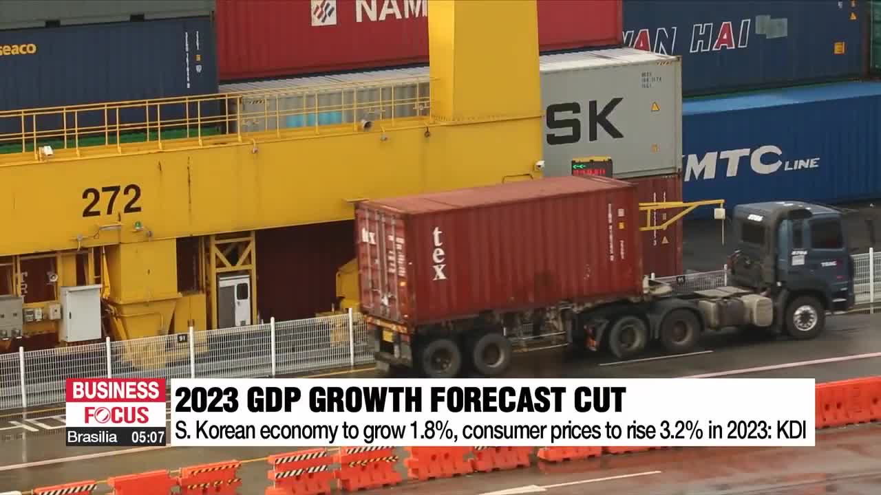 S. Korea's economic growth to fall below 2% in 2023 on weak exports: KDI