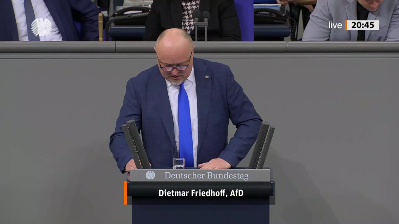 Dietmar Friedhoff Rede vom 31.01.2024 – Wirtschaftliche Zusammenarbeit und Entwicklung