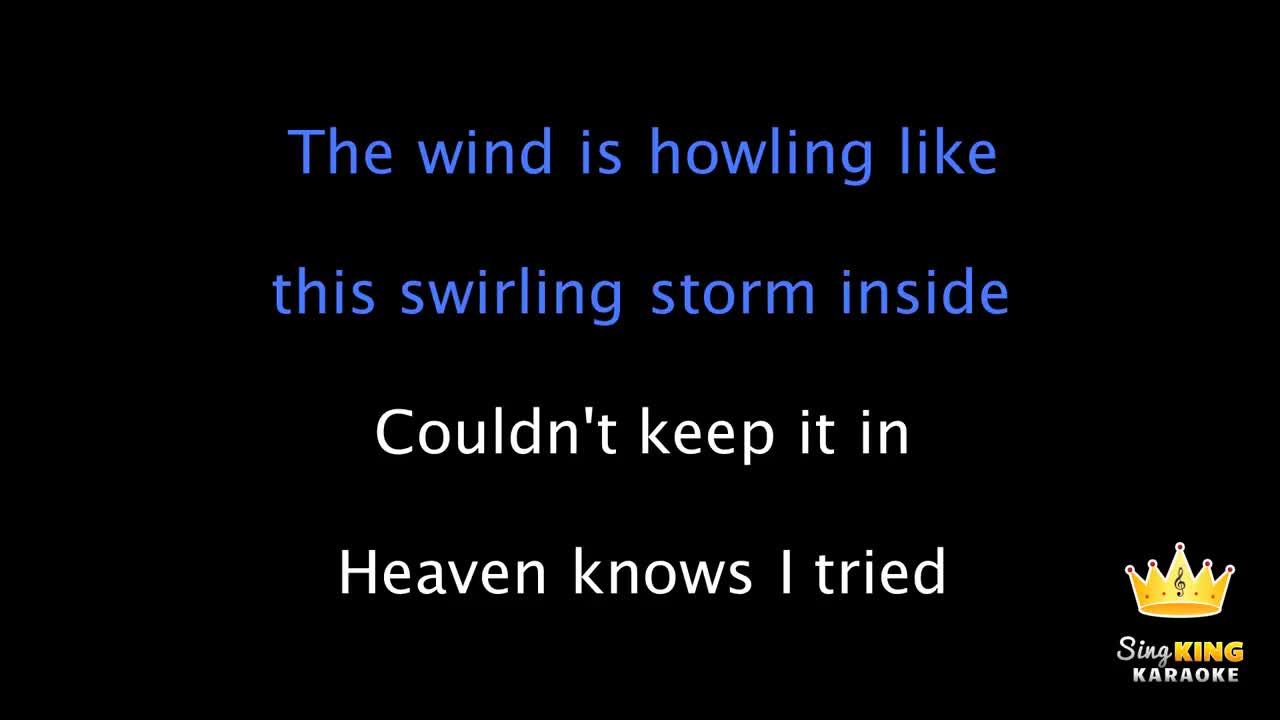 Frozen - Let It Go (Idina Menzel) (Karaoke Version)