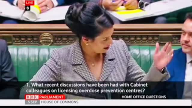 Priti Patel is cast into exile but won't be going quietly Tells Parliament to "Shut Up"...