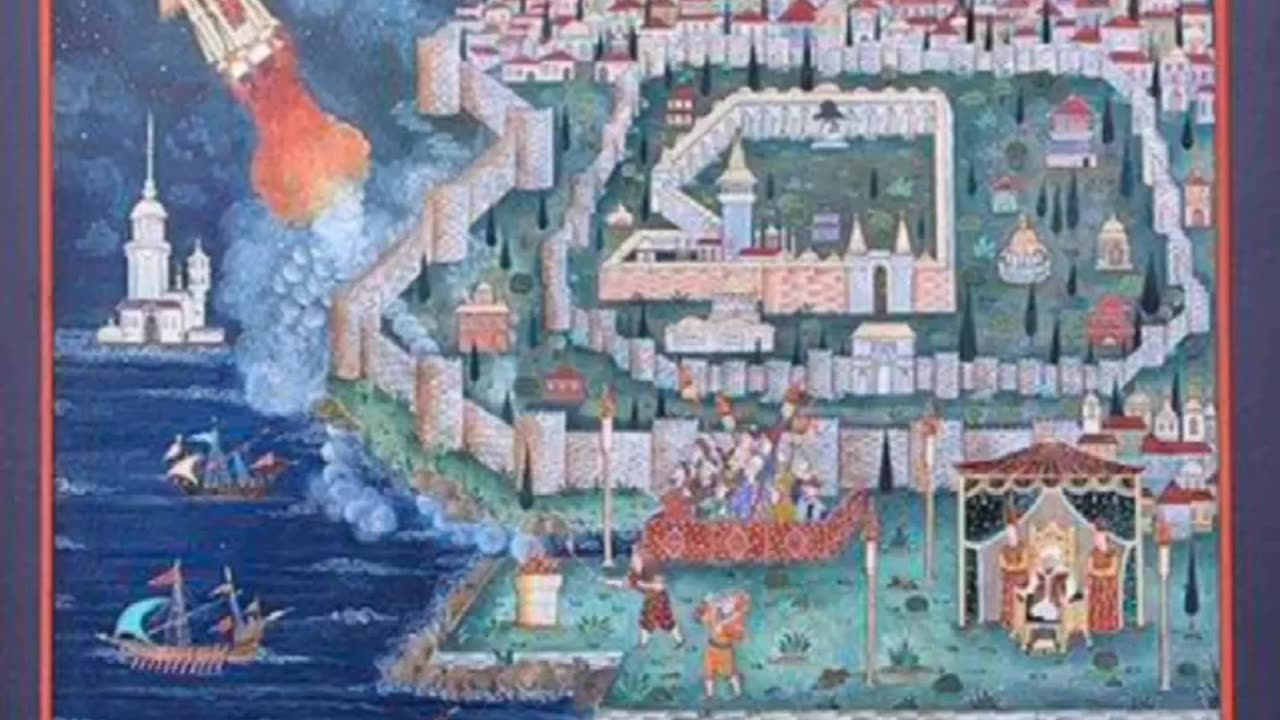 17th century painting shows rocket