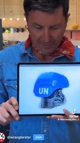 UN Blue Helmets - Act accordingly...