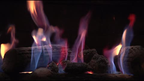 Fireplace Scene for Christmas Mood
