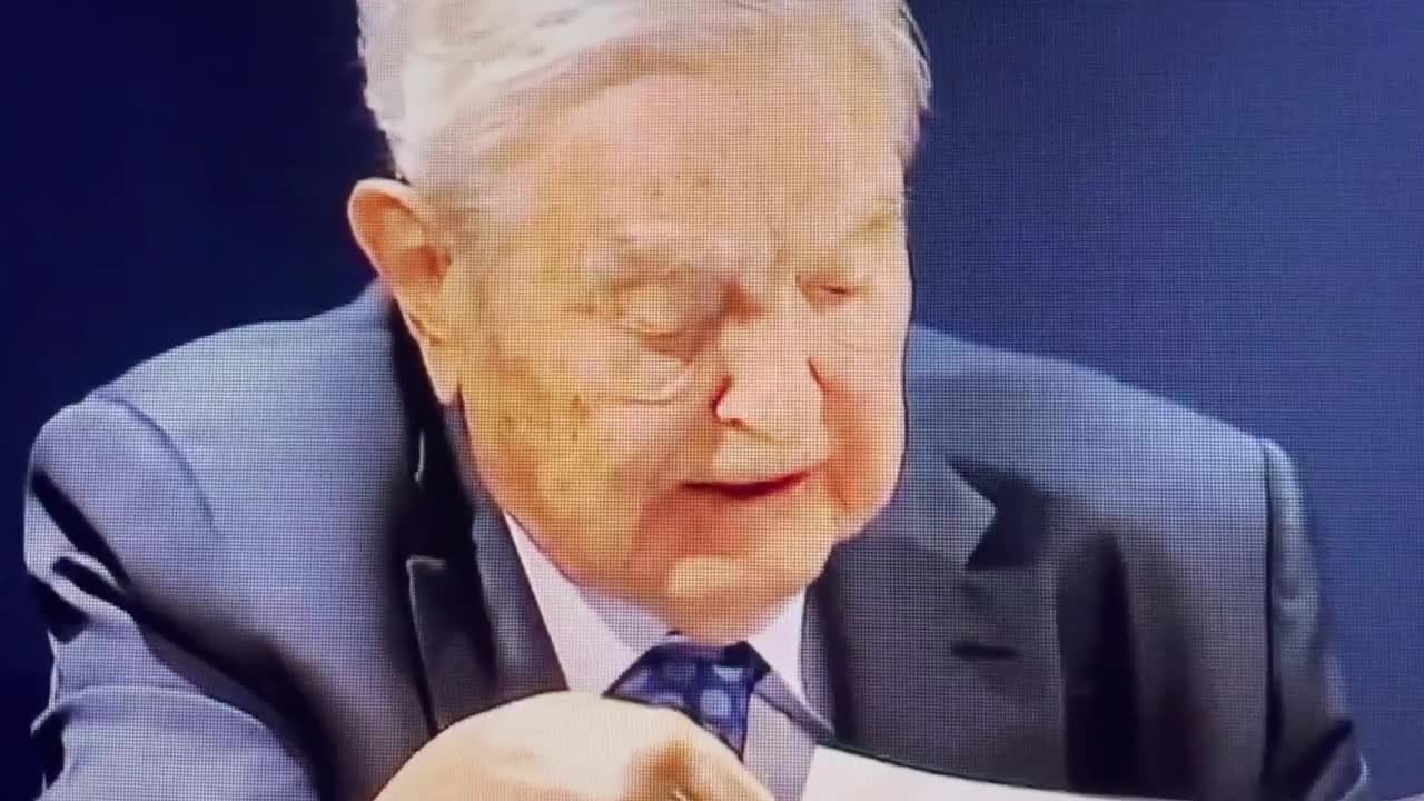 CREEPY SOROS... LISTEN CAREFULLY!