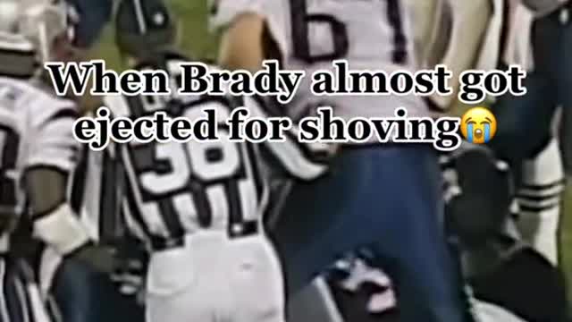 61_Brady really almost got tossed😭#fyp #nfl #tombrady #patriots