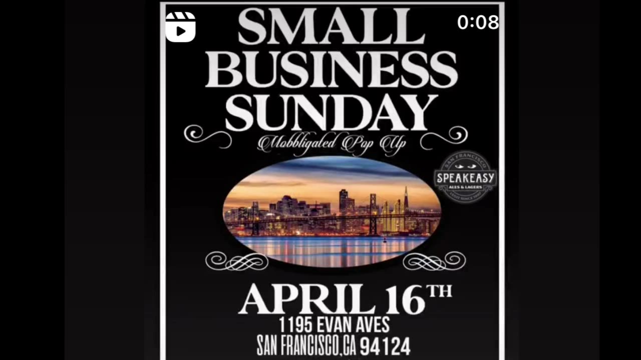 MOBBLIGATED SMALL BUSINESS SUNDAY POP UP - 4-16-23