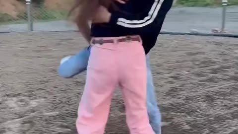 Fighting girl