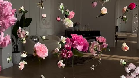 Flowers motions decoration tips