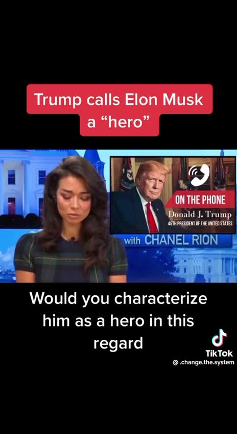 President Trump talking about Elon @TikTokNews45