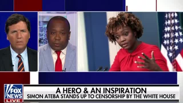 Simon Ateba Stands up to censorship by the White House