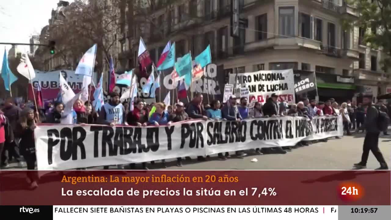 ARGENTINA: La INFLACIÓN sufre su mayor SUBIDA en los últimos 20 AÑOS | RTVE Noticias