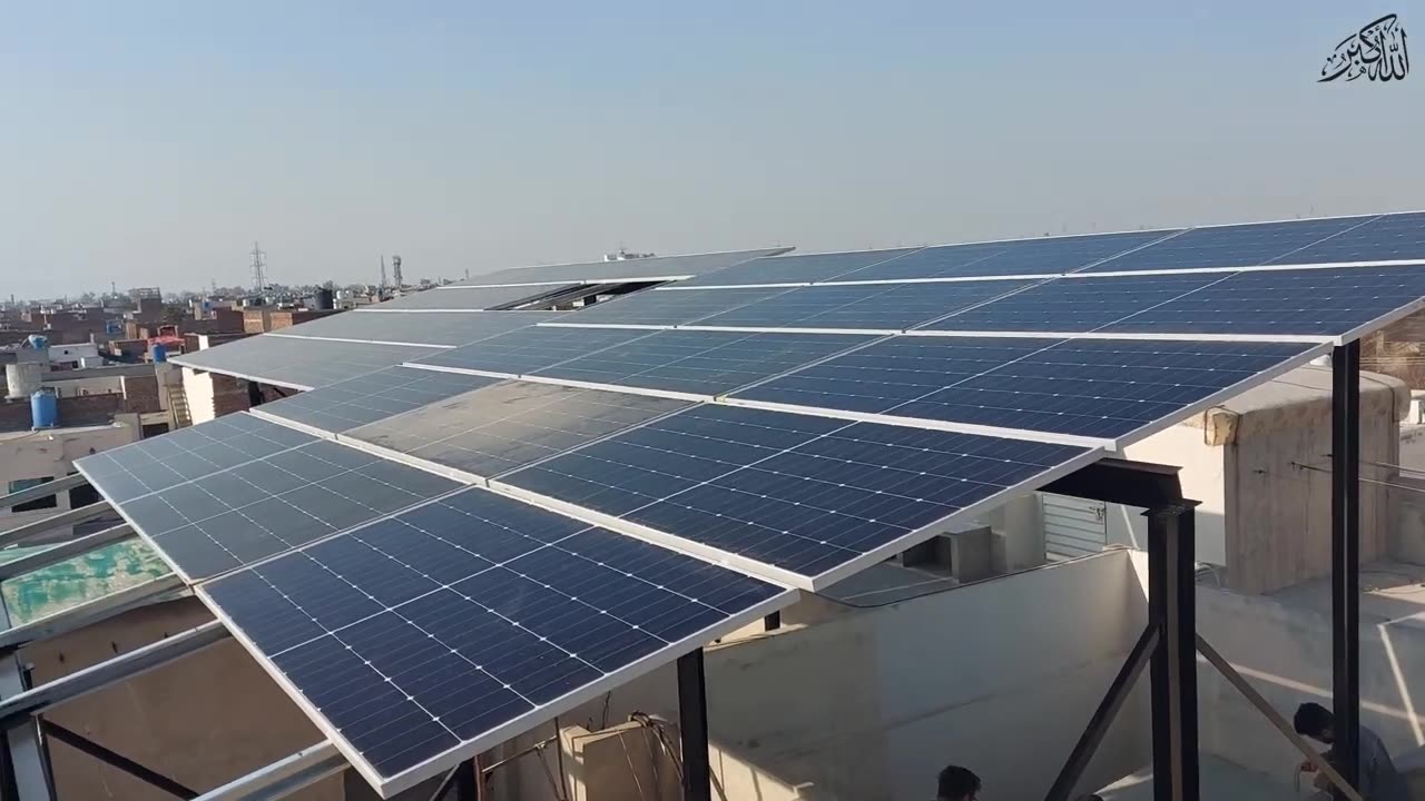 15Kw Solar elevated Structure installed in Faisalab