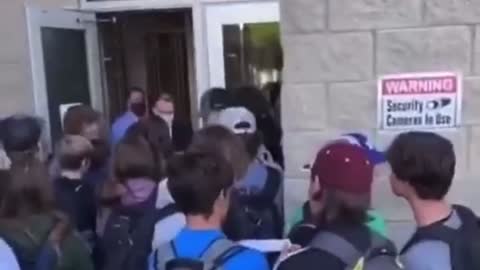 Students Refuse to Comply with Mask Mandate