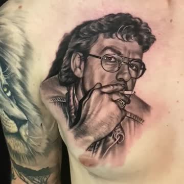 portrait of his father