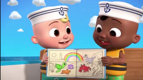 Nursery Rhymes & Kids Songs Playdate at the Beach Song The Sailor Went to Sea 6