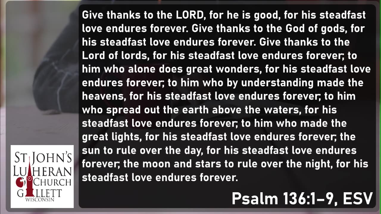 God's Steadfast Love