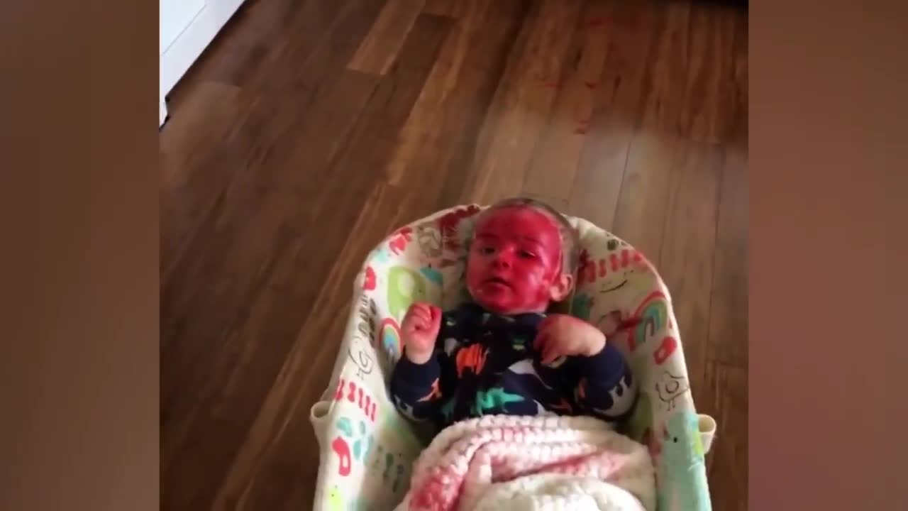 funny and cute baby video!!