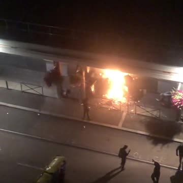 France - A police station has been reportedly set on fire
