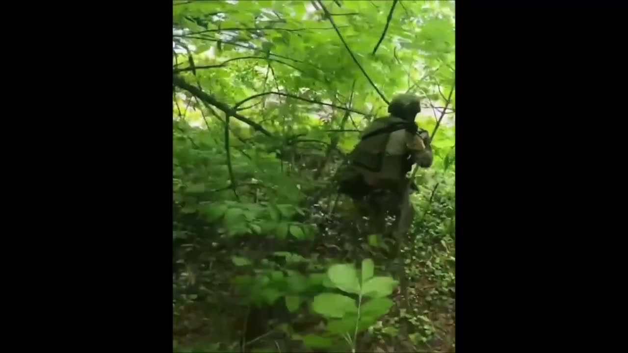 Foreign Volunteers targeted a Russian BTR-80 APC with a RGW-90 HH launcher