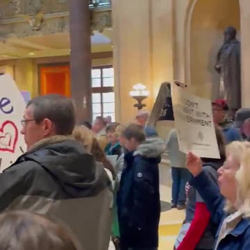 Democrats have stormed the State Capitol building in Minnesota
