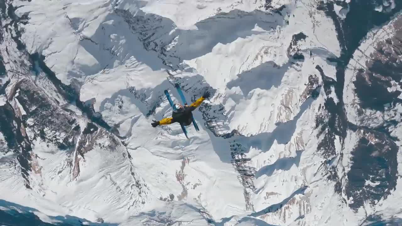 The Skydiving & Skiing Combo You've Gotta See