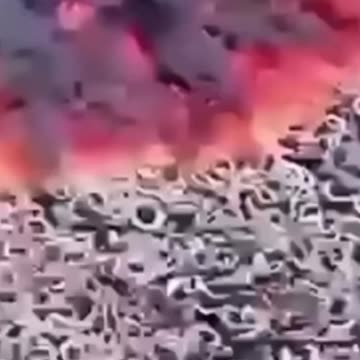 42 million tires burning, but cow farts are the real problem?