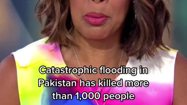 Catastrophic flooding in Pakistan has killed more than 1,000 people