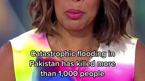 Catastrophic flooding in Pakistan has killed more than 1,000 people